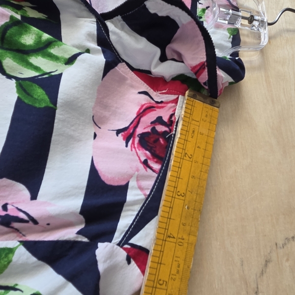 Kate Spade Dream A Little Dream Rose Striped Floral Pajama Set Small - Picture 7 of 16